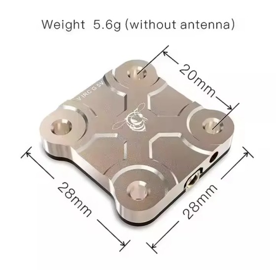 20X20mm SpeedyBee TX800 5.8G 48CH PitMode 25mW 200mW 400mW 800mW Adjustable Tramp VTX Video for Racing Drone